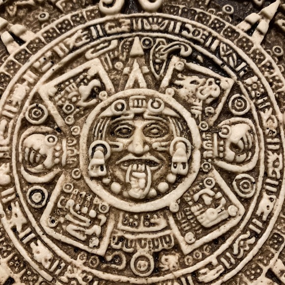 Aztec calendar wall decor Aztec sun stone Mexico - Picture 3 of 6